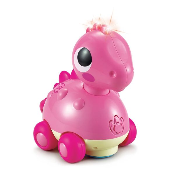 Музична іграшка каталка динозавр Hola Toys Хуаянгозавр світло, звук, сенсорні кнопки (6110) 6110 фото