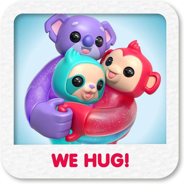 Интерактивная игрушка Moose Little Live Pets Hug n' Hang Zoogooz - Растягивающаяся Обезьянка Mooki, 70 звуков и реакций 26513 фото