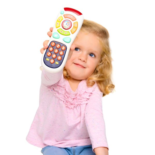 Музыкальная развивающая игрушка Hola Toys Умный пульт с световыми и звуковыми эффектами 3113 фото