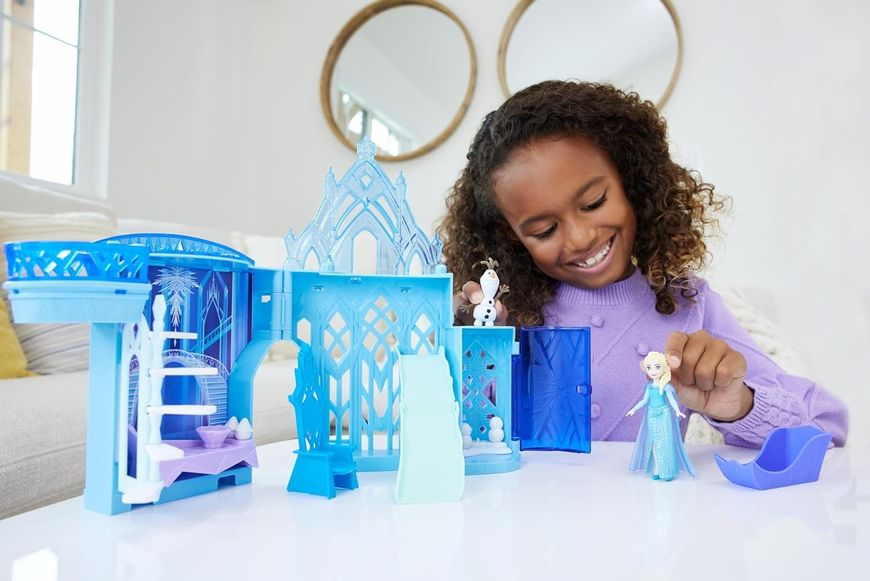 Замок принцессы Disney Princess Frozen Эльзы с м/ф Ледяное сердце, 2 персонажа HLX01 фото