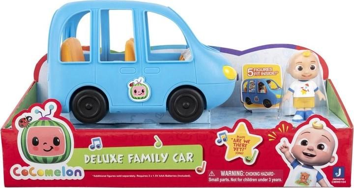 Игровой набор CoComelon Deluxe Vehicle Family Fun Car свет и звук, Кокомелон Джей Джей CMW0104 фото