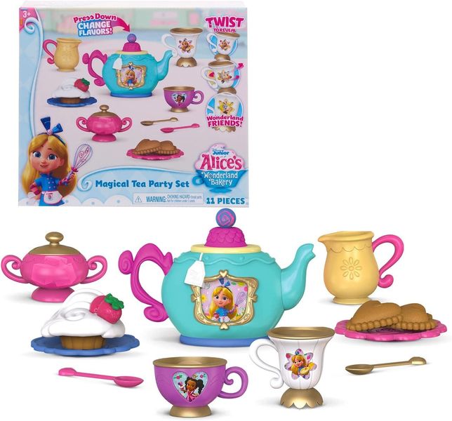 Ігровий набір Чайкування Disney Alice's Wonderland Bakery Tea Party, дитячий чайний сервіз на двох, 11од. 98509 фото