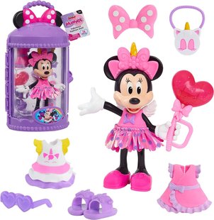 Лялька Disney Junior Minnie Mouse Fabulous Fashion Unicorn Fantasy в кейсi з аксесуарами 14од., 15см 89942 фото