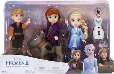 Подарочный набор Disney Frozen 2 Petite Dolls Холодное сердце куклы Эльза, Анна, Кристофф, Олаф и Свен, 15см 211401 фото