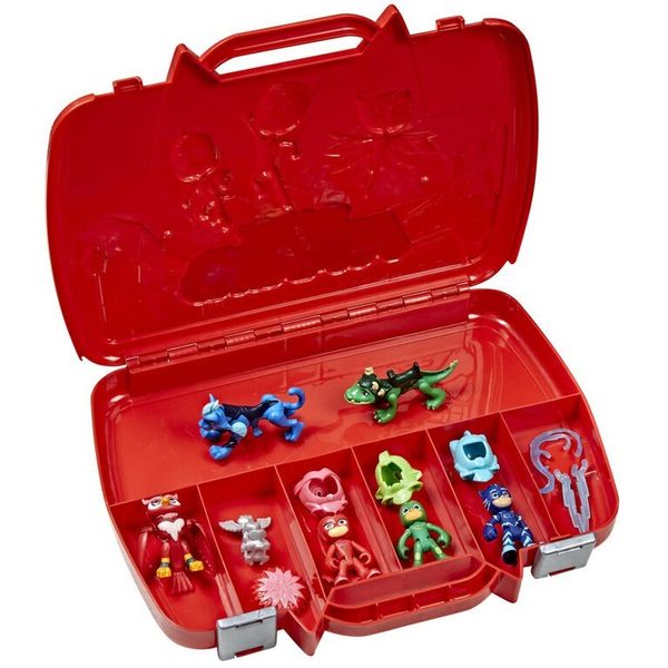 Ігровий набір Hasbro PJ Masks Carry n'Go Animal Collection Case, Герої у масках 6 фігурок з аксесуарами в кейсі F5260 фото