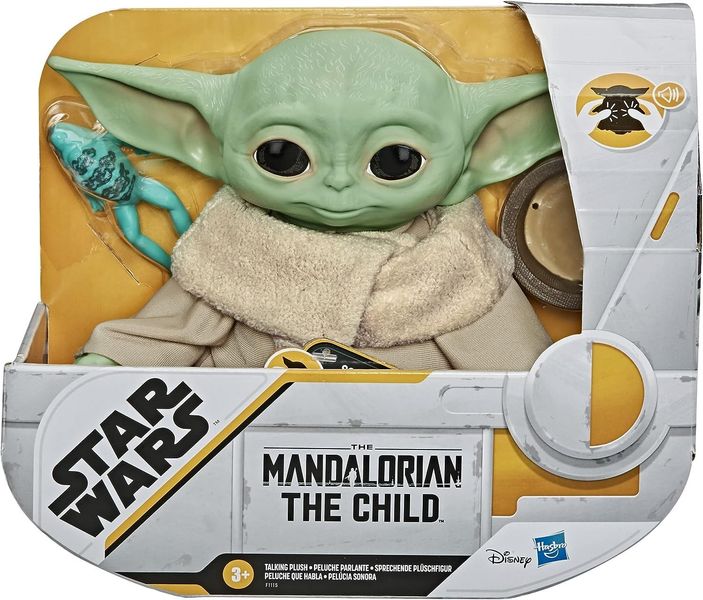 Игровой набор Hasbro Star Wars Mandalorian The Child Grogu Малыш Йода Грогу Звездные Войны Мандалорец, 19см F1115 фото
