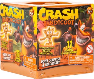 Коллекционная фигурка сюрприз Bandai Crash Bandicoot Smash Box Крэш Бандикут HE21522 фото