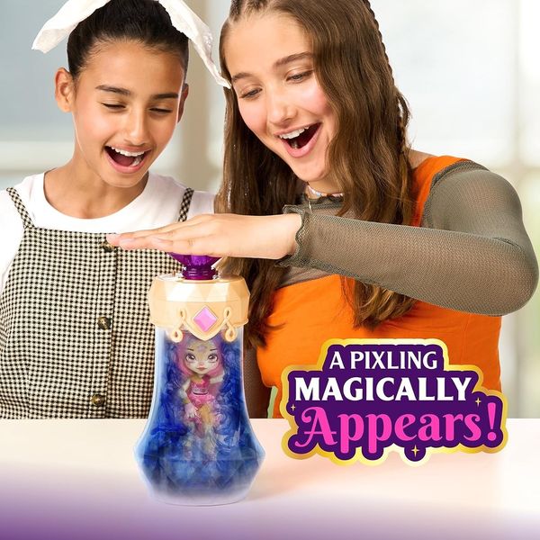 Лялька чарівна Magic Mixies Pixlings Deerlee Create and Mix Оленя у пляшці із зіллям, 16см 14881 фото