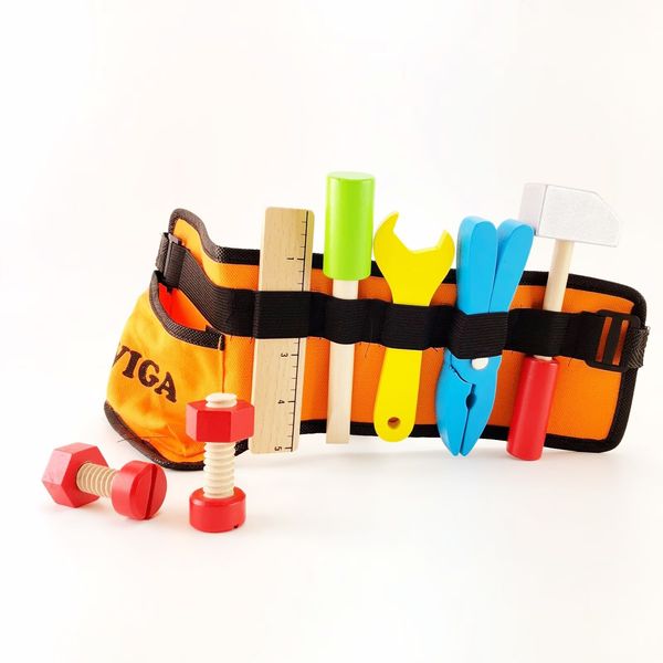 Деревянный игровой набор Viga Toys Пояс с инструментами, 8 предметов (50532) 50532 фото