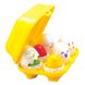 Іграшка розвиваюча Tomy Toomies Курчата в шкаралупі, яйця в лотку, сортер Монтессорі E1581 фото 1