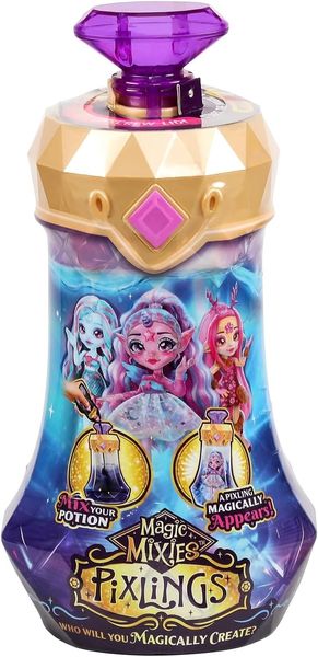 Лялька чарівна Magic Mixies Pixlings Unicorn Create and Mix Єдиноріг у пляшці із зіллям, 16см 14871 фото