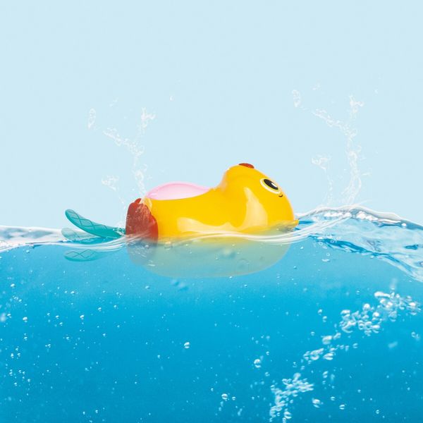 Іграшка плаваюча для ванної Hola Toys Бобер для купання, з бризканням та підсвічуванням 8102 фото