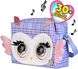 Интерактивная сумочка Spin Master Purse Pets Hoot Couture Owl Сова, 30 звуков, моргает глазками, 18см 6064395 фото 2