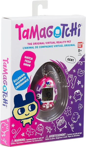 Іграшка інтерактивна BANDAI Tamagotchi Original Clock, Тамагочі вихованець 42889 фото