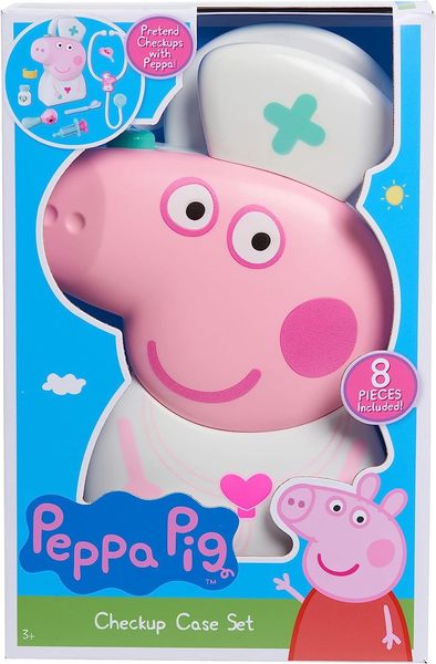 Игровой набор Just Play Peppa Pig Doctor Kit Детский чемоданчик доктора свинки Пеппы, 8 предметов 72522 фото