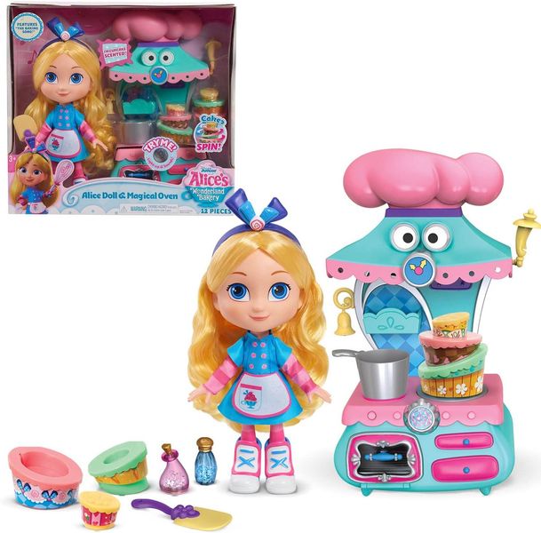 Набір із лялькою Just Play Чарівна пекарня Disney Alice's Wonderland Bakery кухня Аліси 98518 фото