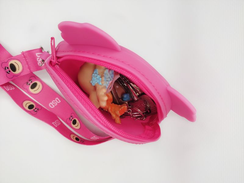 Дитяча силіконова сумочка Metoo Мультгерої ведмежа Балу, кругла 1 відділення 12см 50757 фото