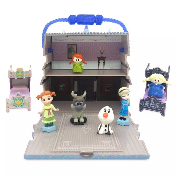 Игровой набор Disney Animators Frozen Arendelle Castle Surprise домик Холодное сердце с Ельзой и Анной, замок 23см 6002000440506 фото