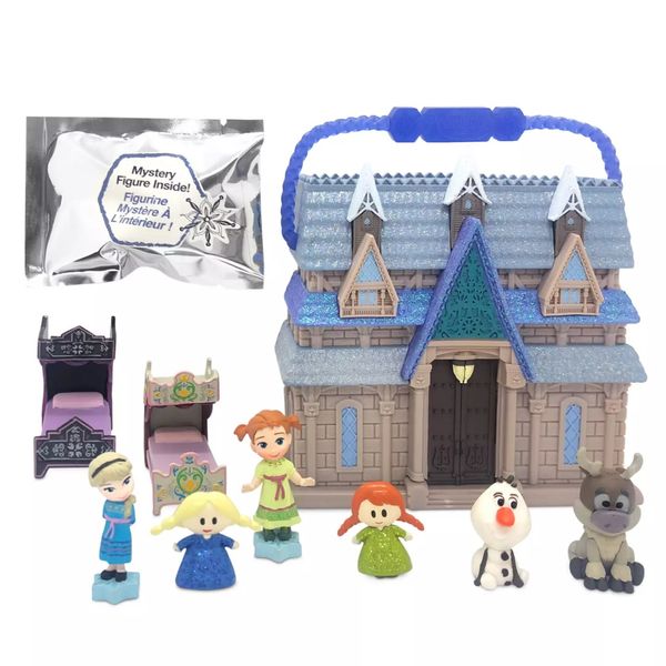 Игровой набор Disney Animators Frozen Arendelle Castle Surprise домик Холодное сердце с Ельзой и Анной, замок 23см 6002000440506 фото