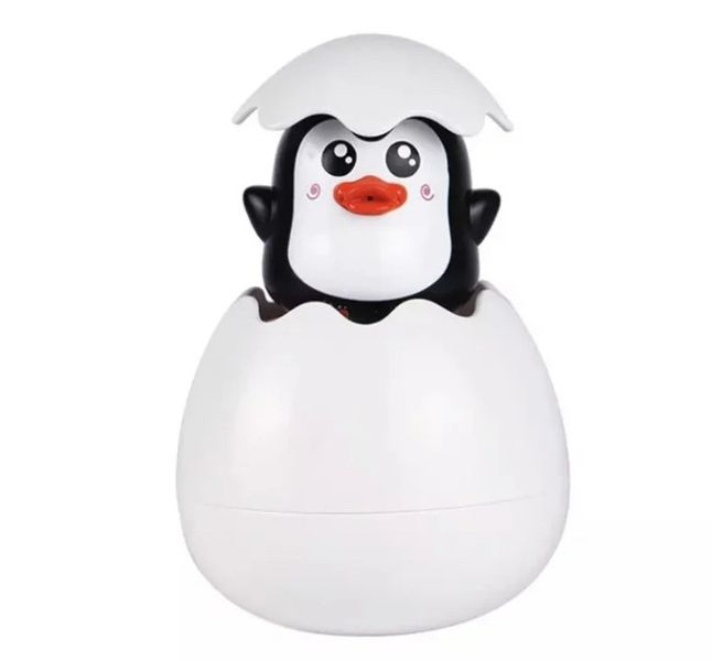 Игрушка для купания Metoo Пингвин в яйце, лейка с брызгалкой 10см Белый (MT-EGG01) MT-EGG01 фото