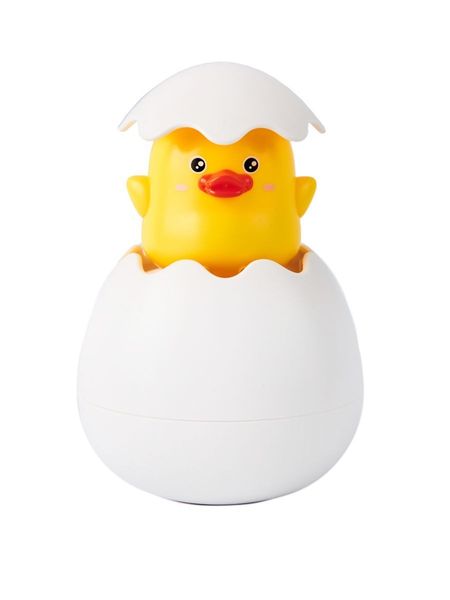Игрушка для купания Metoo Циплёнок в яйце, лейка с брызгалкой 10см Белый (MT-EGG02) MT-EGG02 фото