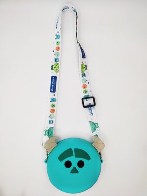 Детская силиконовая сумочка Metoo Мультгерои монстрик Салли, круглая 1 отделение 12см 50757 фото