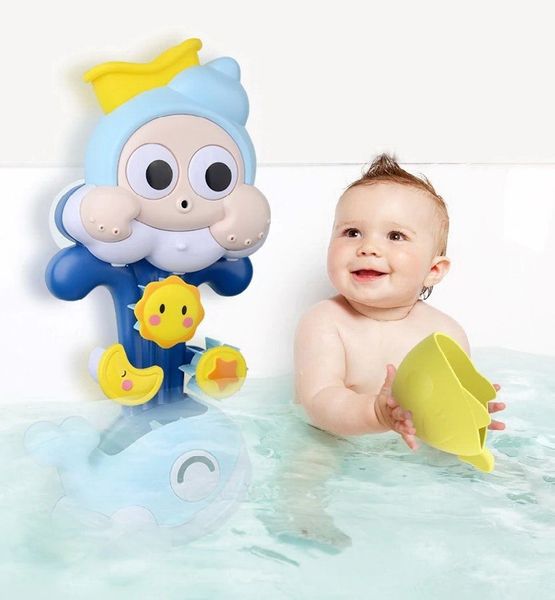 Игра для купания Ing Baby Водопад Кит с поливалкой на присоске YB1792K  фото
