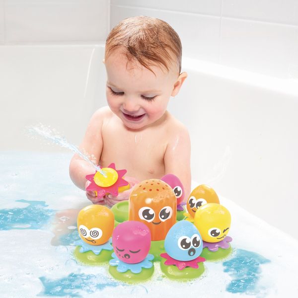Игрушка для ванной Tomy Toomies Осьминоги брызгалки с поливалкой моллюском 9ед. E2756 фото