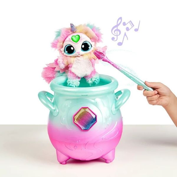Ігровий набір Magic Mixies Surprise Cauldron Rainbow Чарівний котелок з інтерактивною іграшкою великий, Райдужний 14668 фото