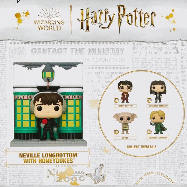 Колекційна фігурка Funko Pop! Harry Potter: Hogsmeade - Neville Longbottom with Honeydukes Гаррі Поттер Невіл 16,5см 65647 фото