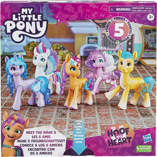 Набір Фігурок Hasbro My Little Pony Make Your Mark The Mane Моя маленькая Пони. 5 персонажей F3327 фото