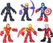 Набор фигурок Hasbro Marvel Playskool Heroes Super Hero Adventures Captain America 6 персонажей B5020AS0 фото 2