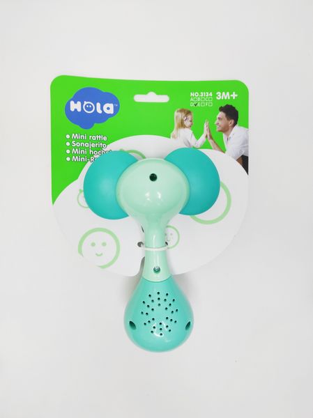 Погремушка музыкальная Hola Toys "Коала" с грызунком и подсветкой 3134D фото