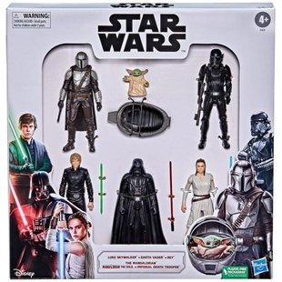 Набор фигурок Hasbro Star Wars The Mandalorian Figure Set Звёздные войны Мандалорец 6 ед.,15см 1536707 фото