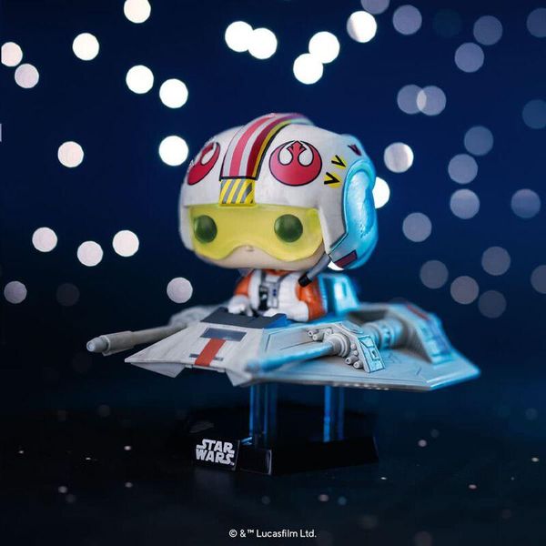 Фігурка Funko Pop! Ride Super Deluxe: Star Wars Hyperspace Heroes - Luke Skywalker in T-47 Airspeeder Зоряні війни 74404 фото