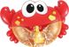Игрушка для купания пеногенератор TK Union Group Bubble Crab Краб с пузырями 16см Красный, с батарейками 18642 фото 1