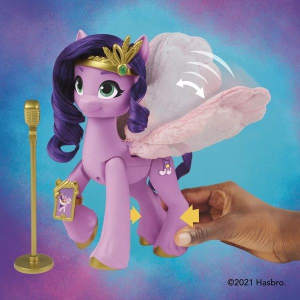 Ігровий набір My Little Pony Singing Star Princess Petals Поні Принцеса Петалс з музикою, махає крилами, 20см F1796 фото