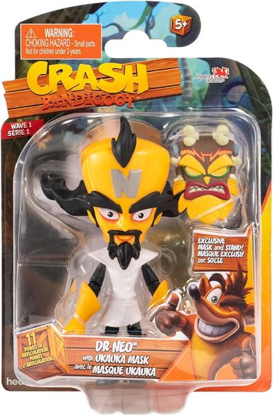 Фигурка коллекционная BANDAI Crash Bandicoot Dr Neo Cortex With Mask 11см HE12317 фото