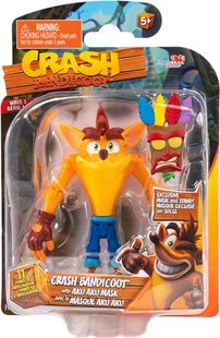 Фигурка коллекционная BANDAI Crash Bandicoot With Mask 11см HE12294 фото