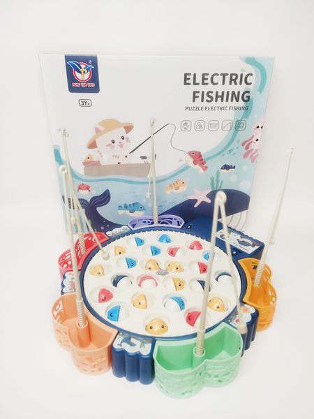 Ігра дитяча музична Рибалка Metoo магнітна, 25 рибок, 5 вудок 20112-2 фото