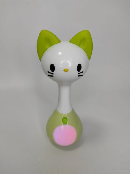Погремушка музыкальная Hola Toys "Кот" с грызунком и подсветкой 3134E фото