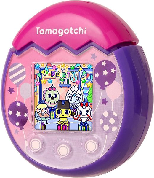 Интерактивная игрушка Bandai Tamagotchi Pix Original Balloons Purple, тамагочи питомец с камерой 42905 фото