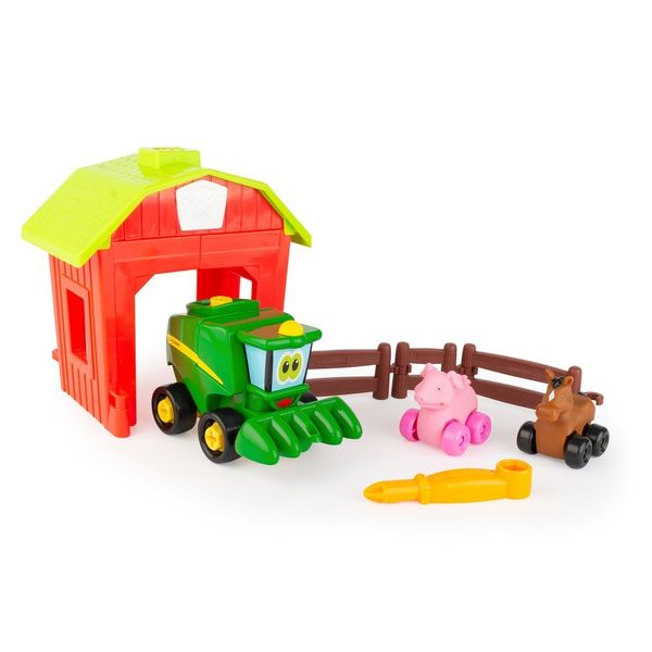 Ігровий набір Машинка Tomy John Deere Kids Збери трактор конструктор із фермою та тваринами 47210 фото