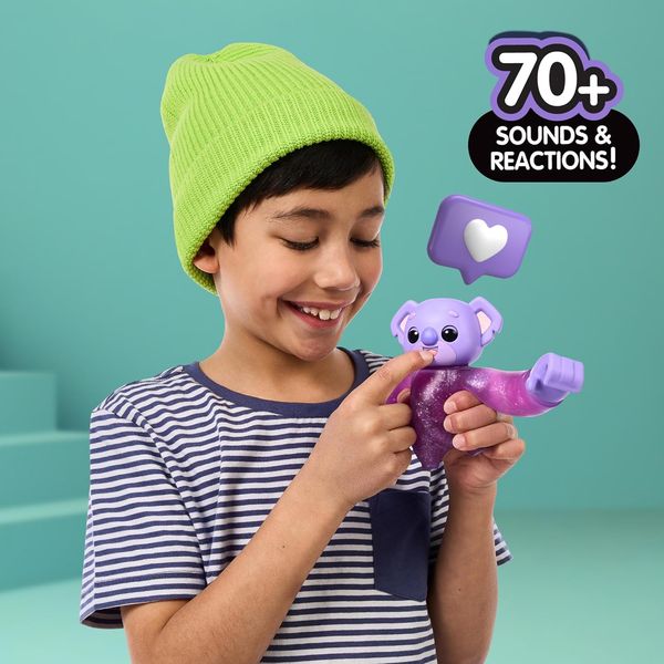 Интерактивная игрушка Moose Little Live Pets Hug n' Hang Zoogooz - Растягивающаяся Коала Koomi, 70 звуков и реакций 26480 фото