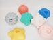 Тактильные сенсорные мячики Metoo Набор из 7 больших виниловых массажных шариков my107 фото 4