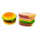 Игрушечные продукты Viga Toys Деревянные гамбургер и сэндвич, сортер Монтессори (50810) 50810 фото 1
